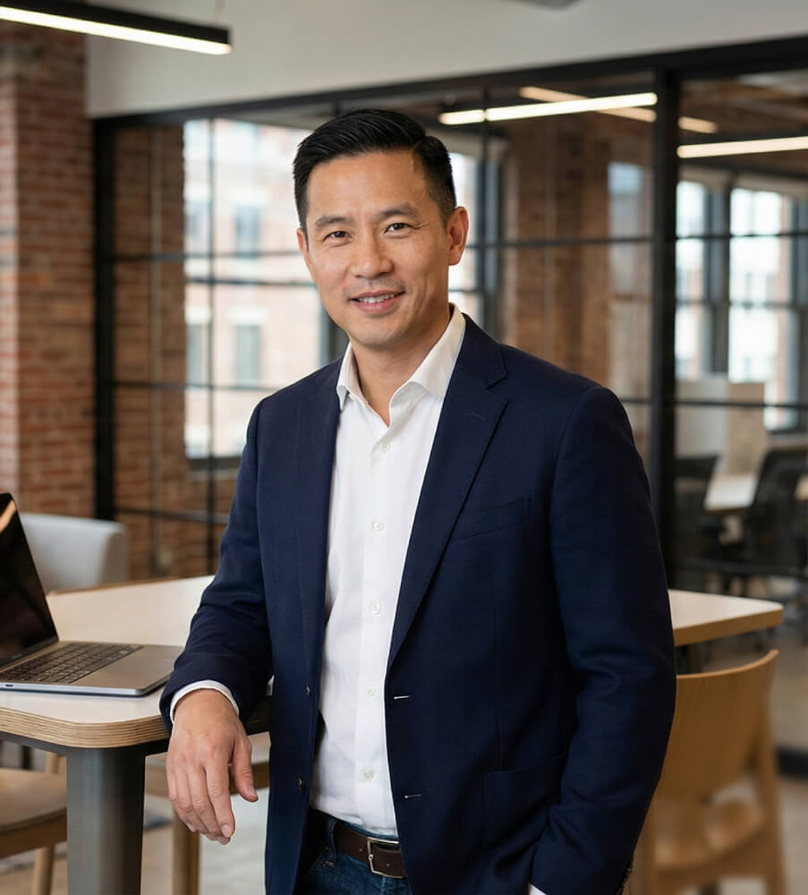 Michael Chen in office