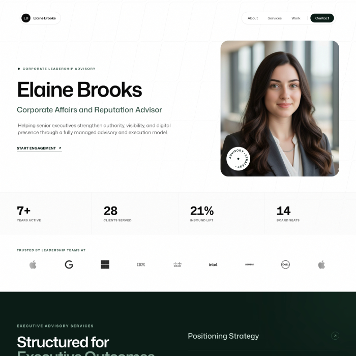 Executive Reputation Advisor